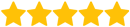 5-stars rating in horizontal line.