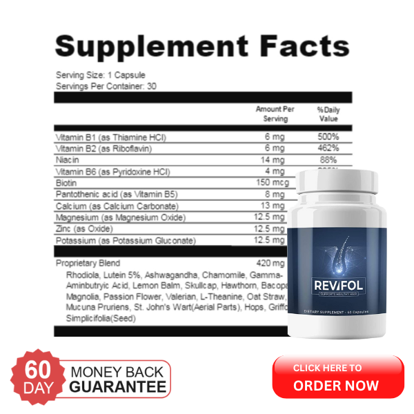 revifol supplement facts